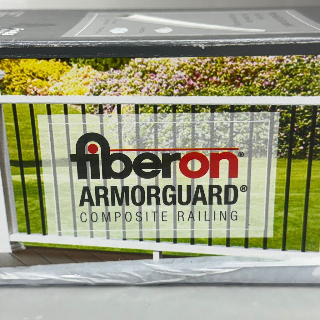 FIBERON Easy Install Post Sleeve Surface Mount Kit 37"x3.5" Silver 10131