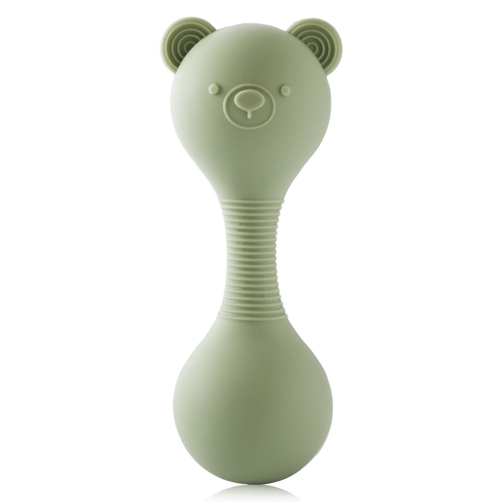 Silicone Sand Hammer Baby Grasping Nibbling Toy Enlightenment Music Sand Hammer Toy