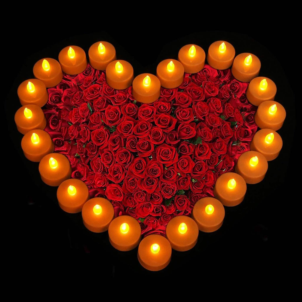 24-Piece: Flameless LED Tealight Candles