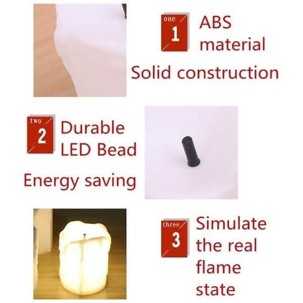 24-Piece: LED Flameless Candle