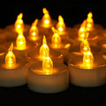 24-Piece: LED Flameless Tealight Smokeless Flickering Candles