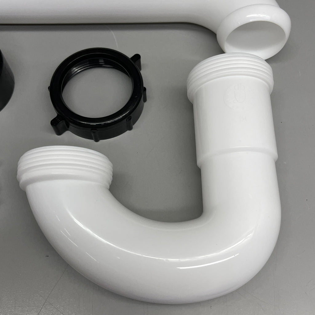 DB DEARBORN 1-1/2” P-Trap w/ Threaded ABS Adapter White P9704AB