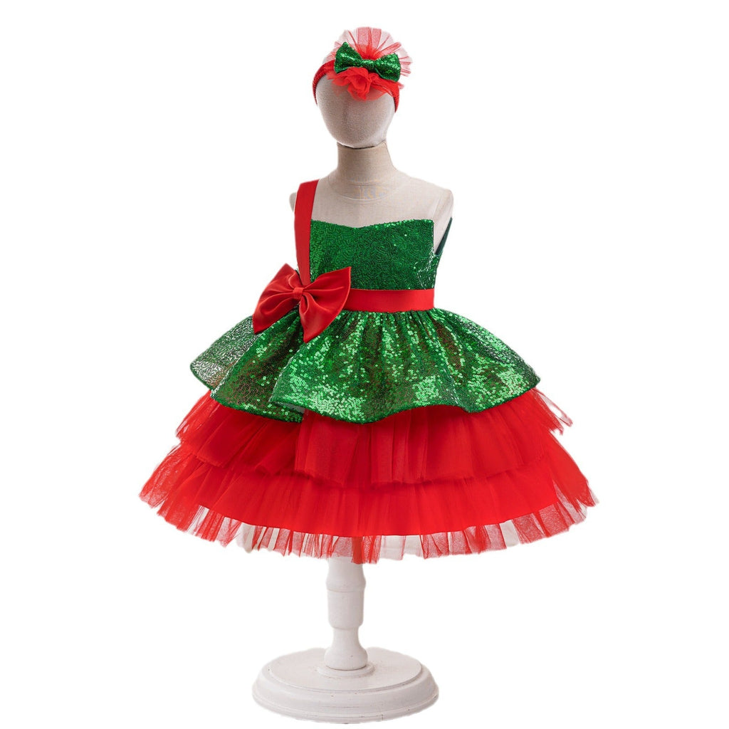 European And American Style Children's Clothing Christmas Red Green