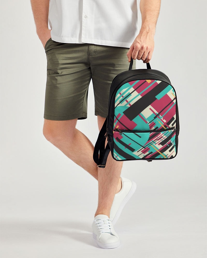 CREATIVE ABSTRACT CREATED BY FLIPSTYLEZ Classic Faux Leather Backpack