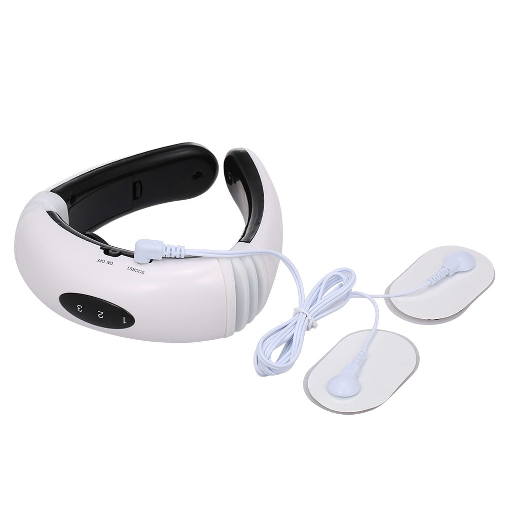 New Neck and back Massager Device Electric Muscle Vibration Stimulation Relaxation Instrument For Neck and back care