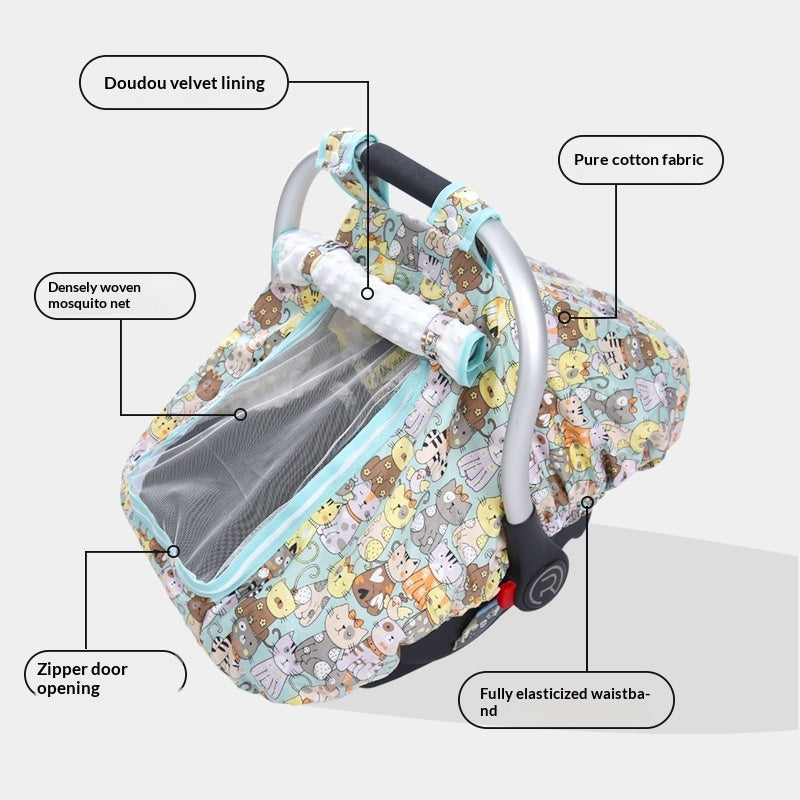 Baby Bassinet Mosquito Net And Child Safety Seat
