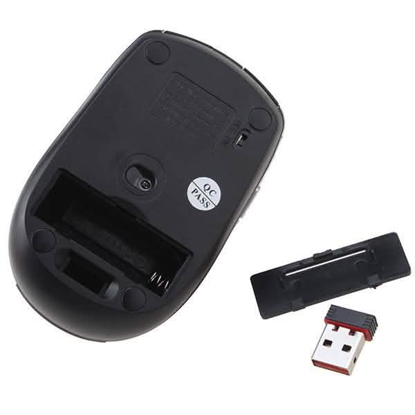 2.4GHz Wireless Optical Mouse USB Receiver Adjustable DPI for PC Laptop Desktop