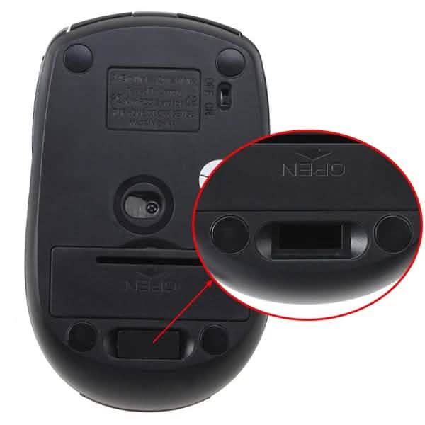 2.4GHz Wireless Optical Mouse USB Receiver Adjustable DPI for PC Laptop Desktop