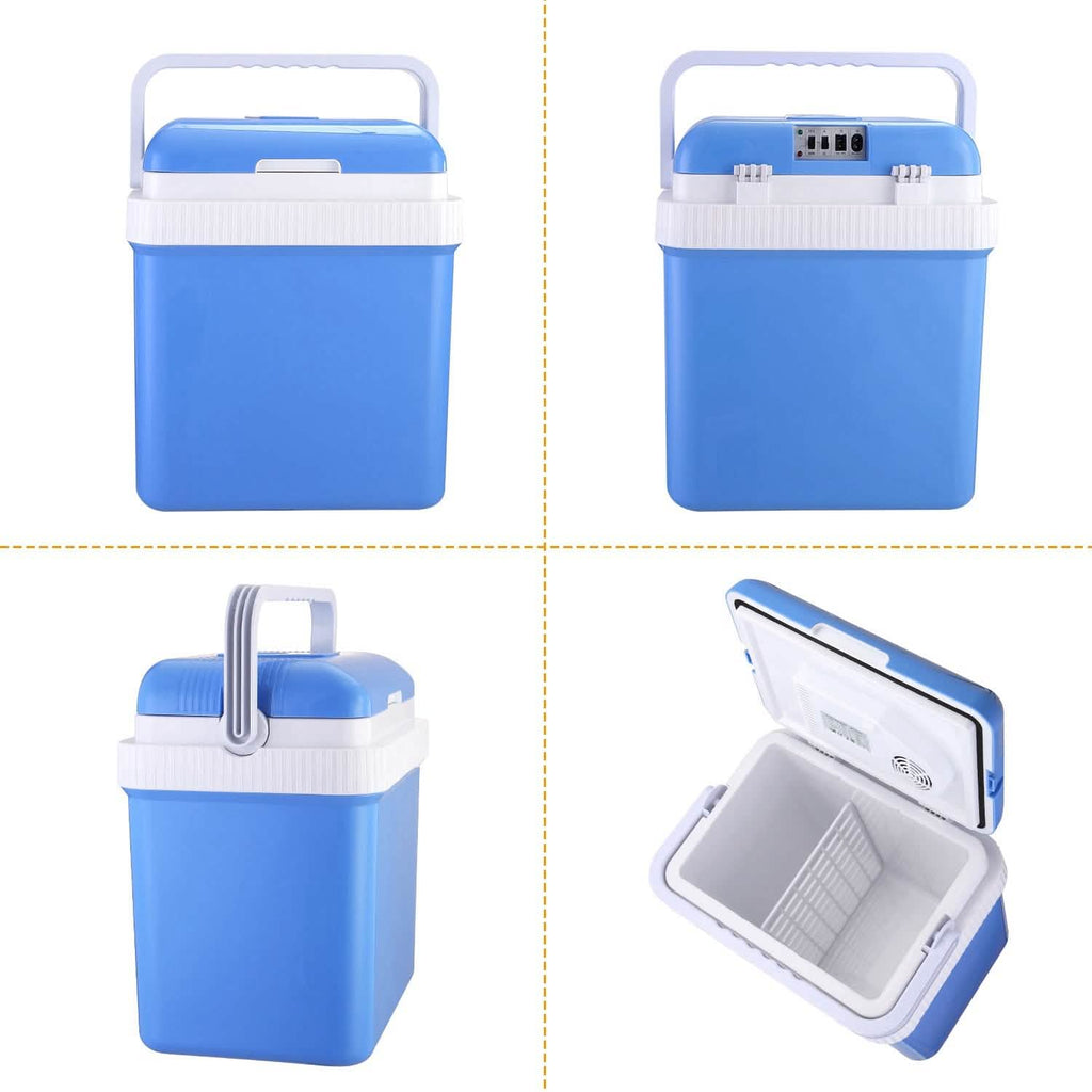 24L 12V Car Portable Refrigerator Travel Cooler