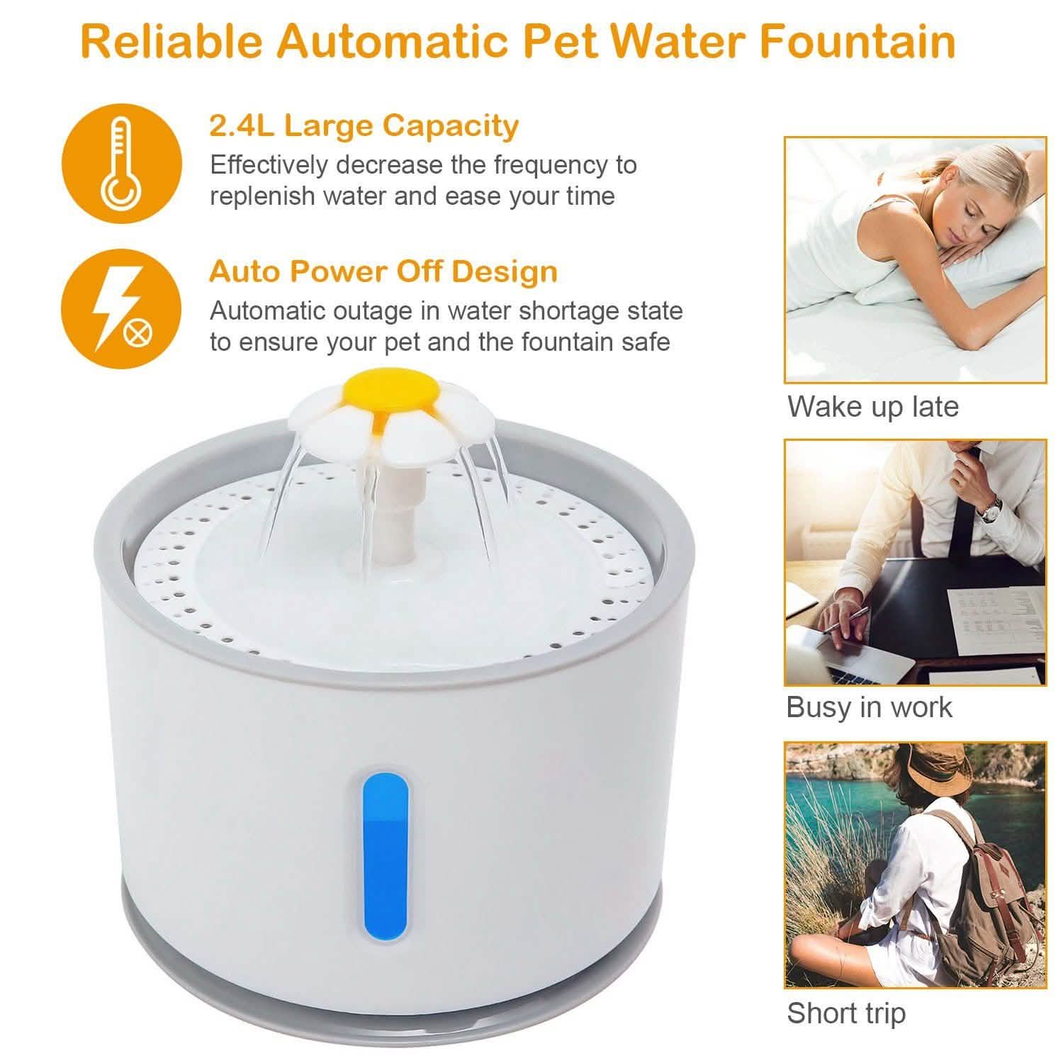 2.4L Automatic Pet Water Fountain