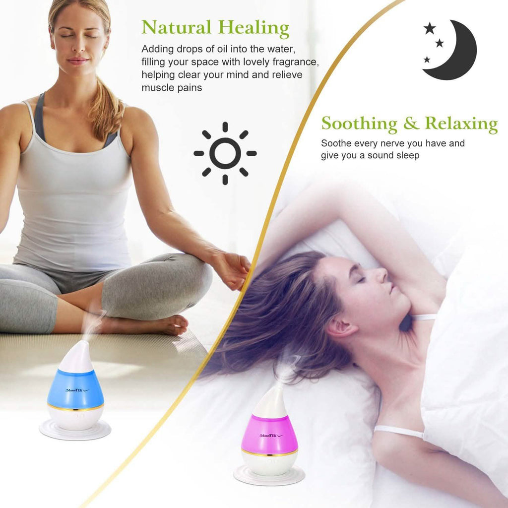 250 ML Cool Mist Humidifier with 7 Color Changeable LED Lights