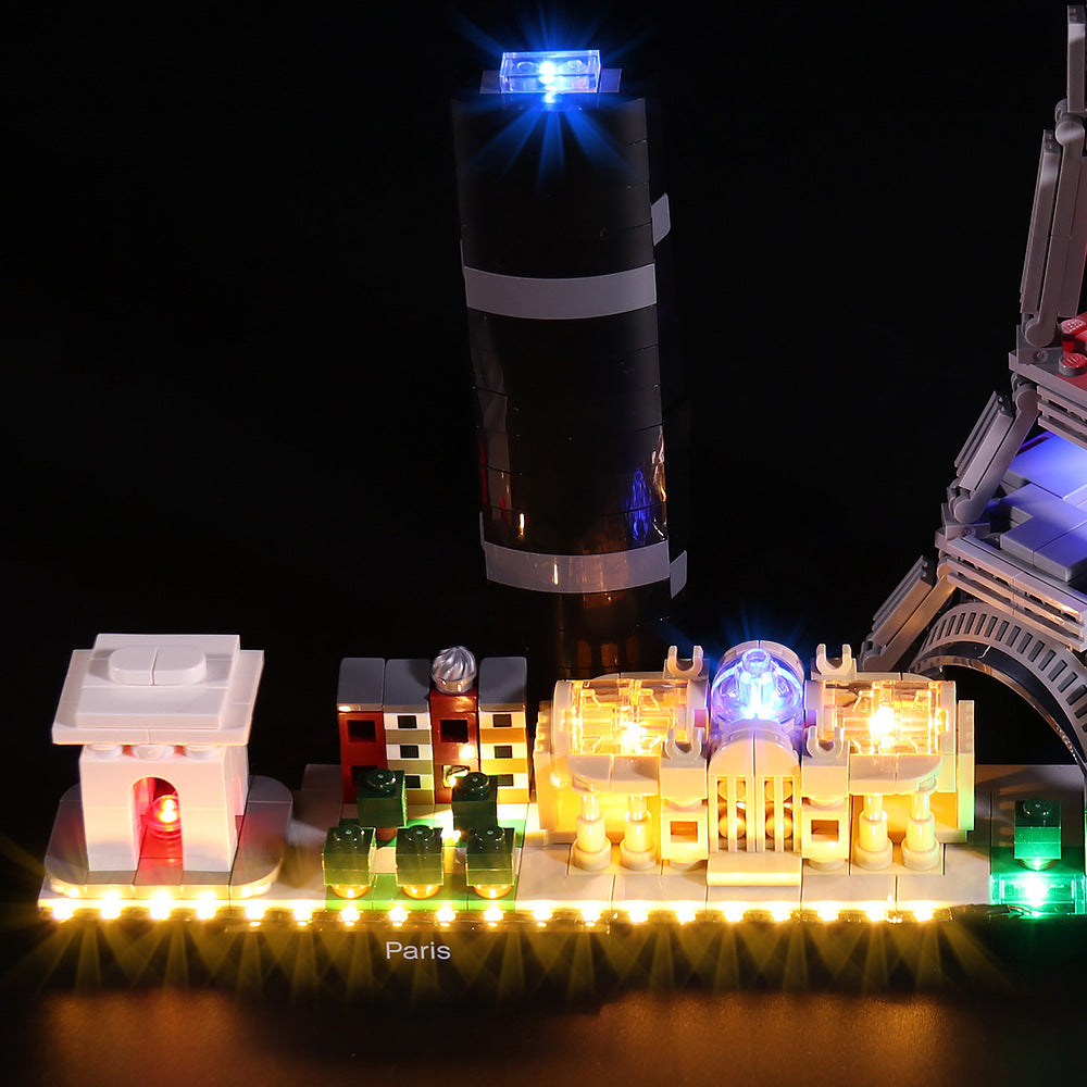 Vonado lighting is compatible with LEGO 21044 building blocks, skyline, Paris city LED lighting accessories set