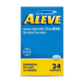 Aleve Naproxen Sodium Pain Reliever 220mg Tablets (24 ct)