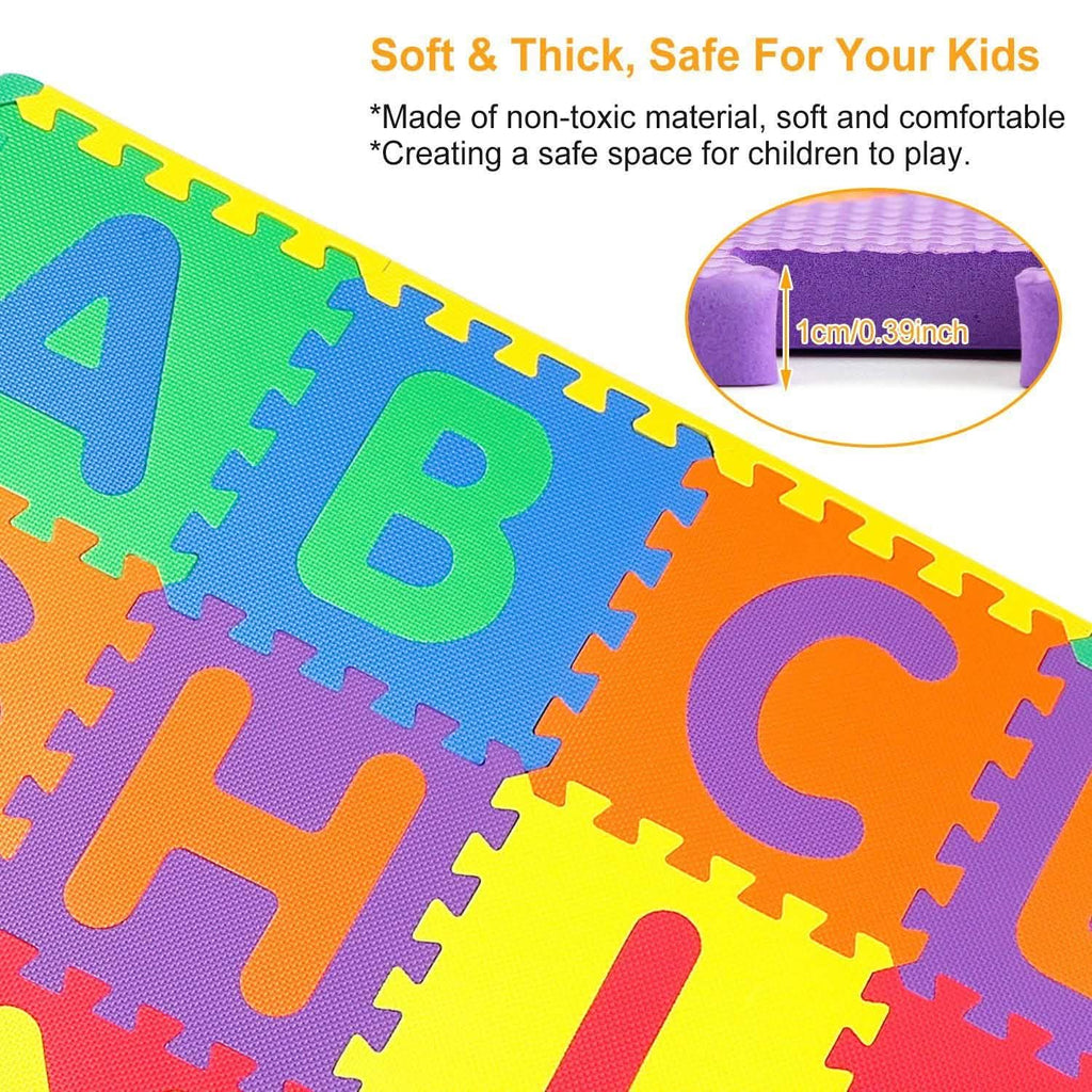 26-Piece: Kids Alphabet Play Mat For Infants Baby Toddlers