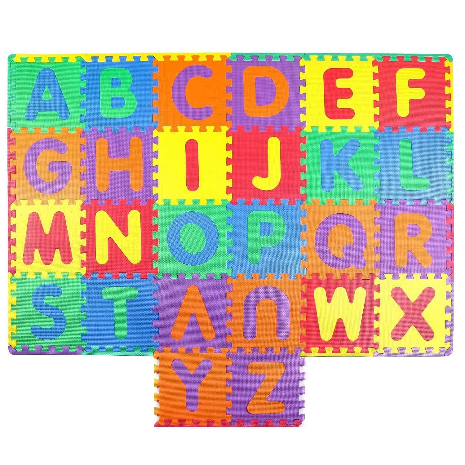26-Piece: Kids Alphabet Play Mat For Infants Baby Toddlers
