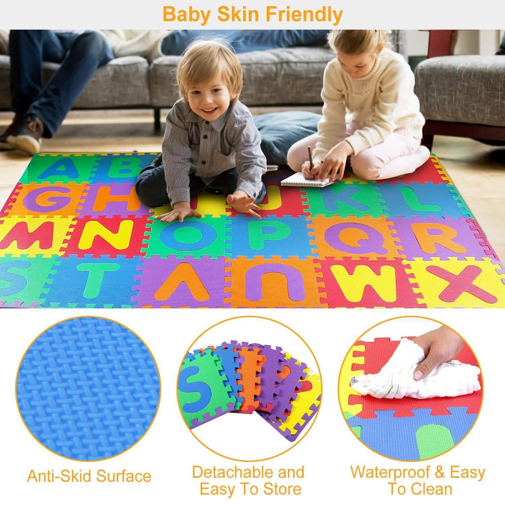 26-Piece: Kids Alphabet Play Mat For Infants Baby Toddlers