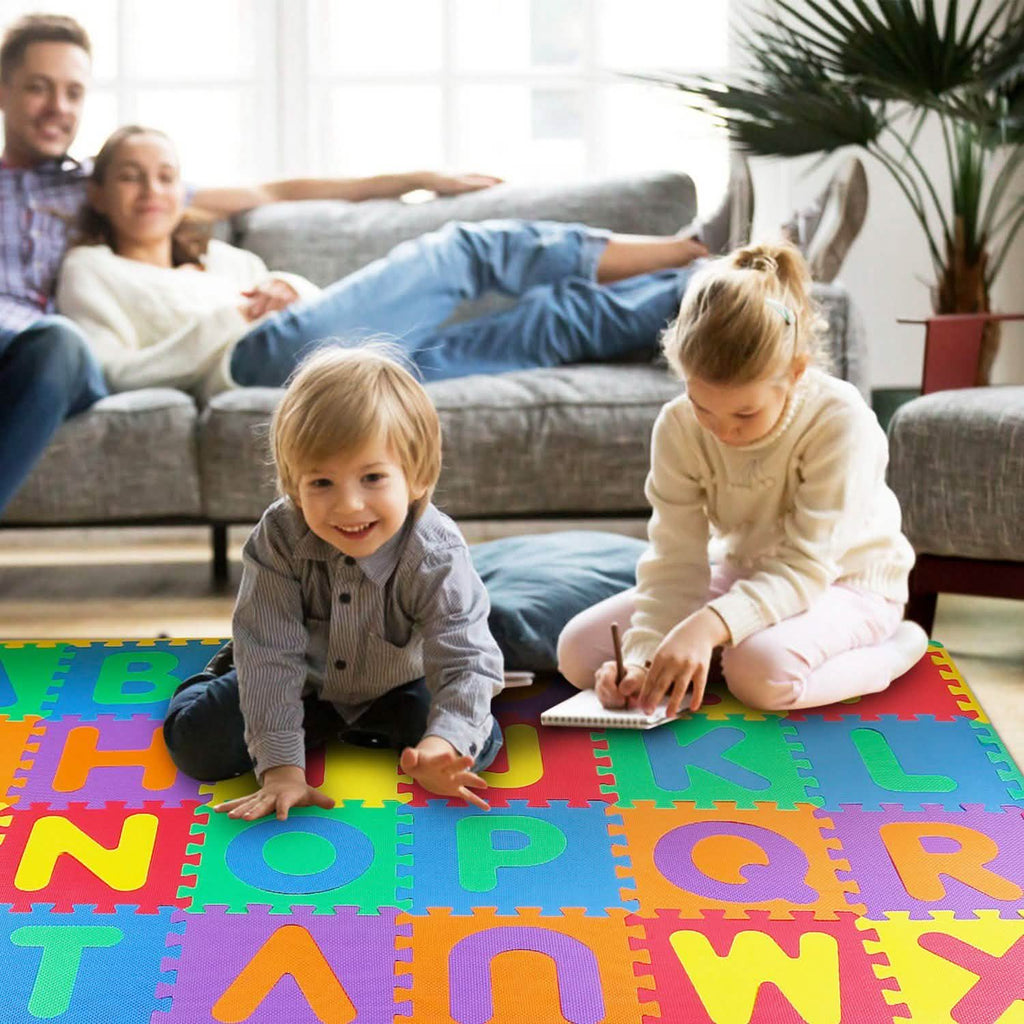 26-Piece: Kids Alphabet Play Mat For Infants Baby Toddlers