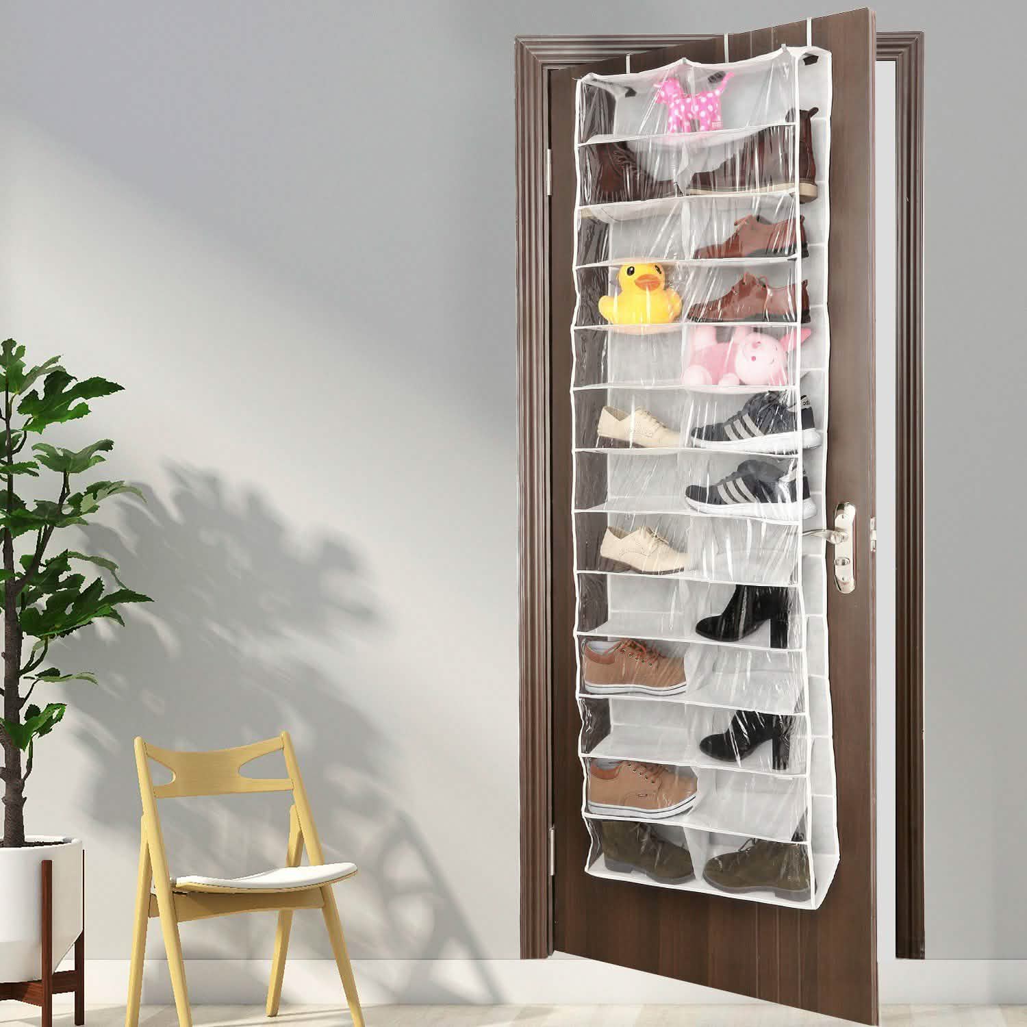 26 Pockets Over the Door Shoe Rack