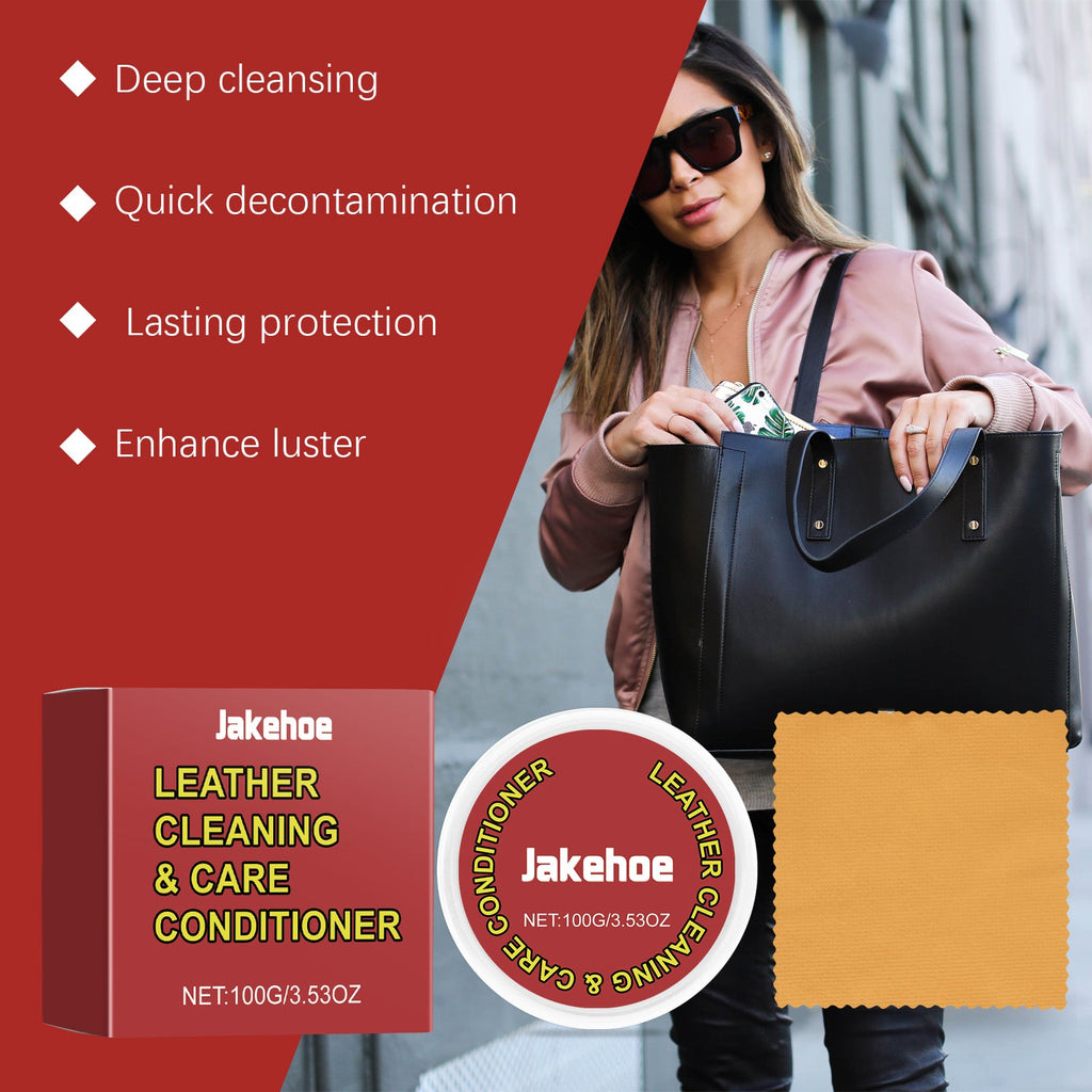 Leather Cleaning Cream Multi-Functional Leather Cleaning Cream Leather Sofa Bag Care Cream