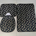 Marbled Hot Stamping Carpet Floor Mat Toilet Mat