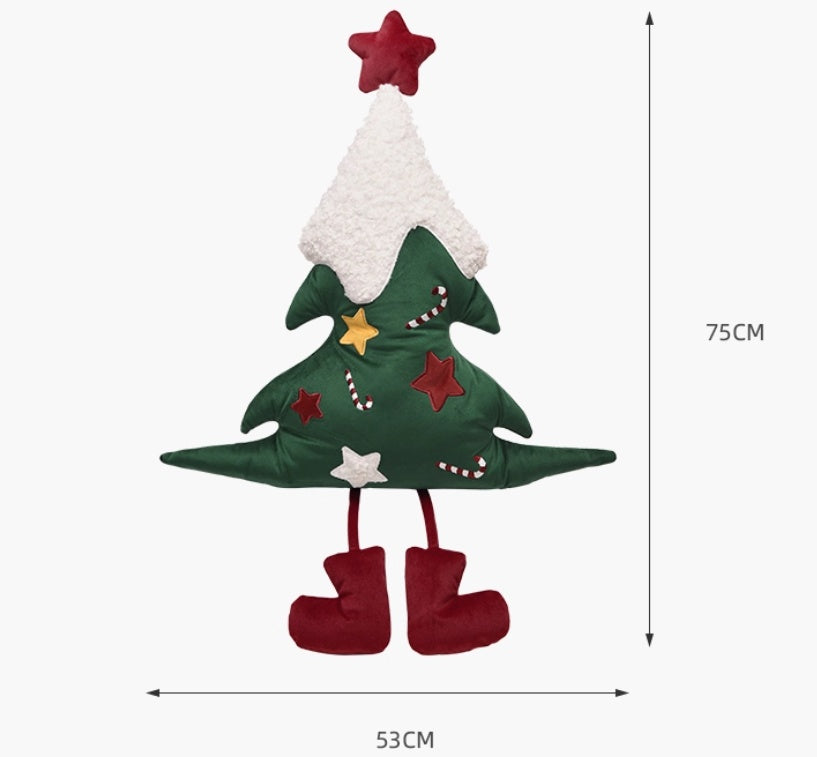 Christmas Tree Pillow Special-shaped Sofa Living Room Atmosphere New Year