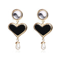 Female Assembly Jewelry Exaggerated Big Earrings Fashion Personality Retro Rhinestone