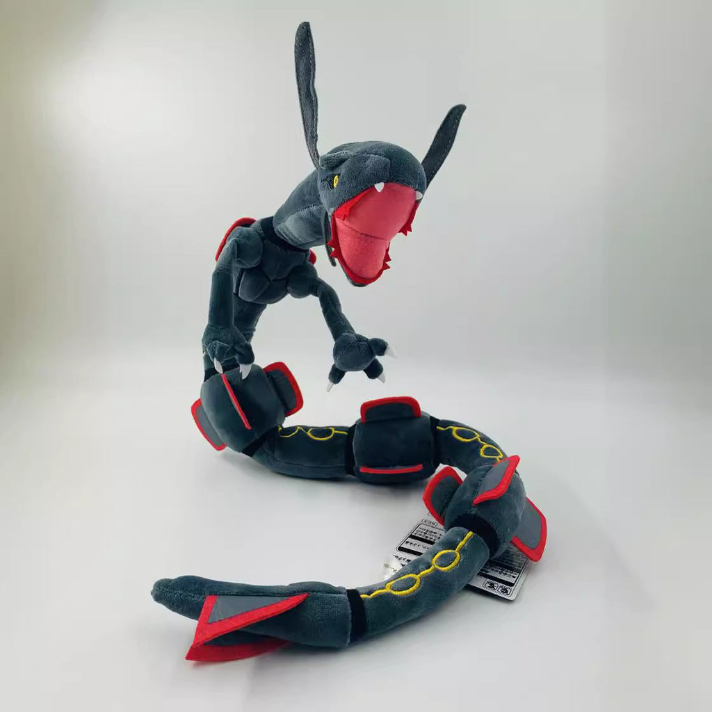 80cm Lie Kong Sitting Sky Dragon Crack Sitting Green Dragon Black Dragon Skeleton Shaped Plush Doll