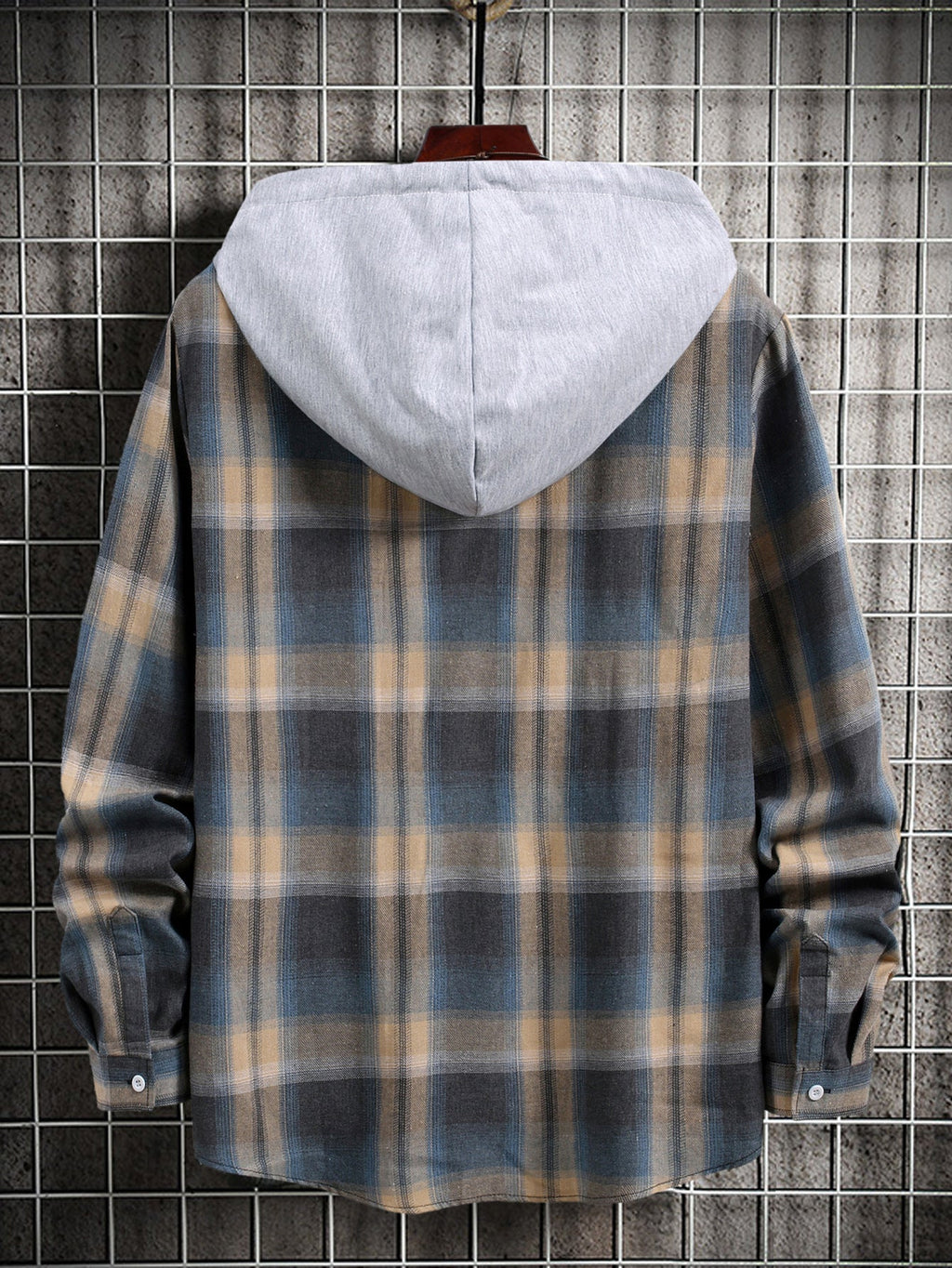 Loose Long-sleeved Blouse Plus Size Checkered Shirt