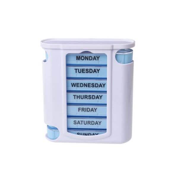 28 Grid Container Organizer Medicine Weekly Storage Pill 7 Day Tablet Sorter Box Case