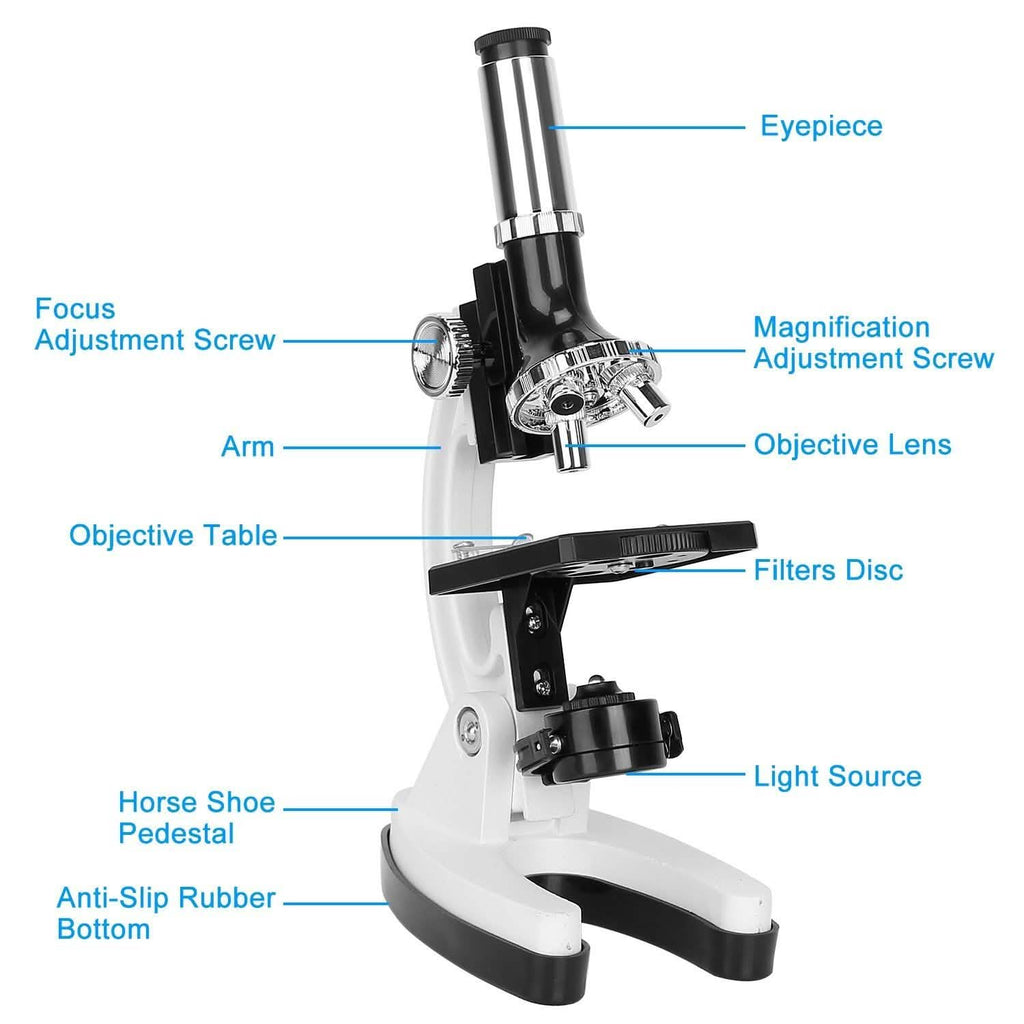 28-Pieces: Kid Microscope Set Experimental Observation Monocular