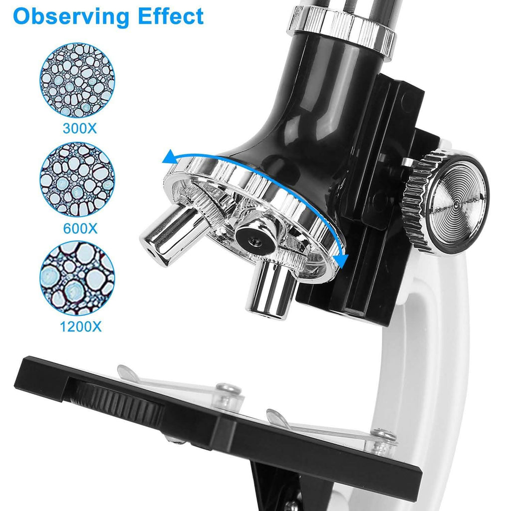 28-Pieces: Kid Microscope Set Experimental Observation Monocular