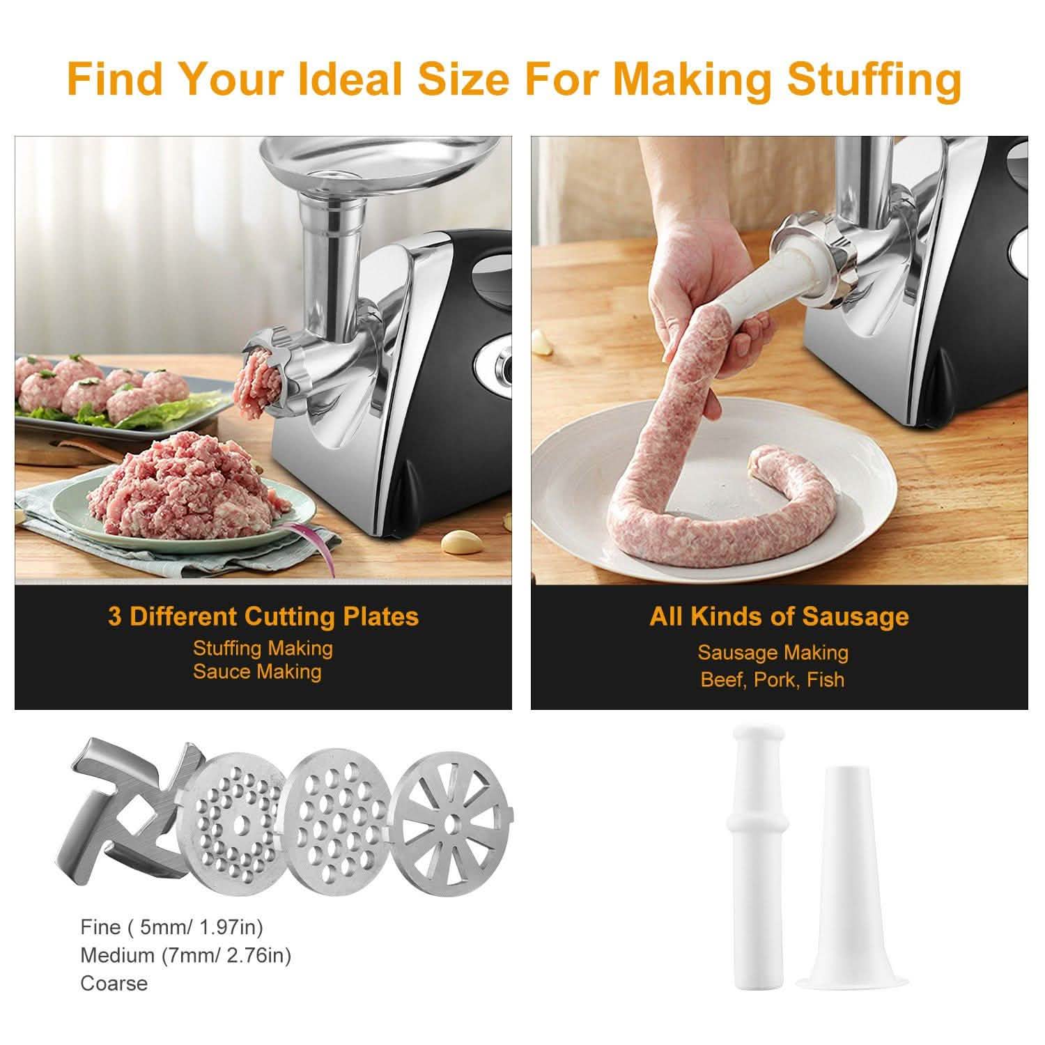 2800W Electric Meat Grinder Set