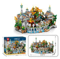 Street-view Brick Model Secluded Valley Architecture, Castle Kit Small-piece Assembly Decoration