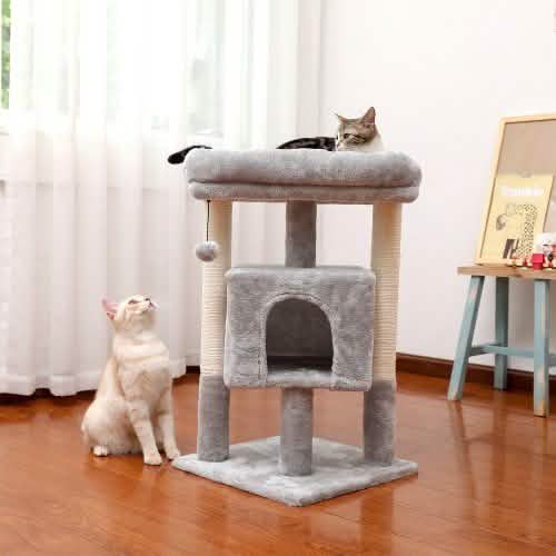 28.4" Cat Tree for Indoor Cats Tower