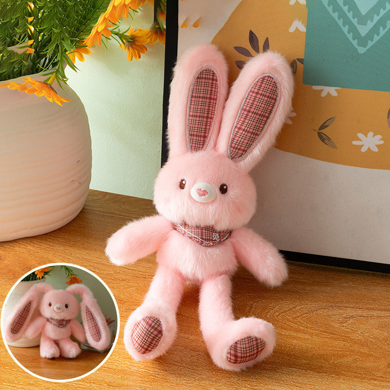 Dopamine-themed Bunny Toy For Your Backpack