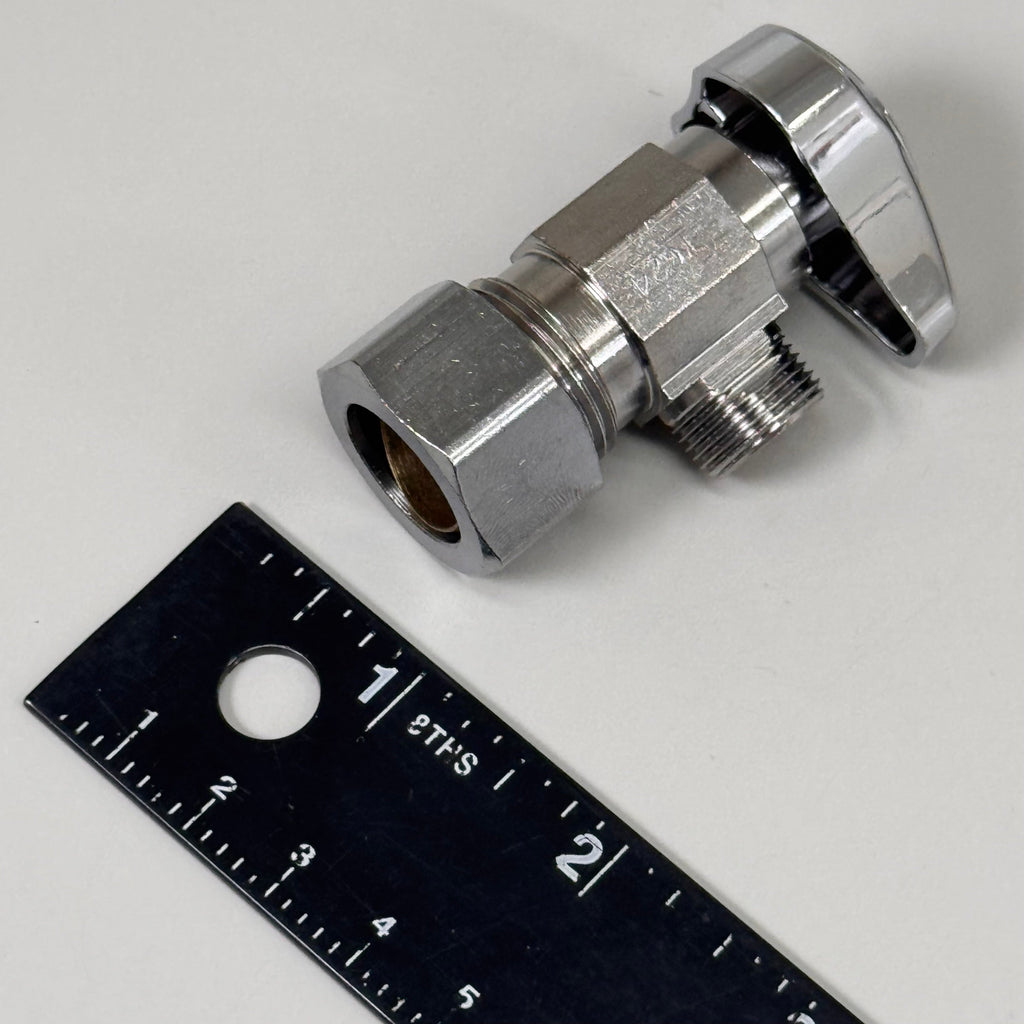 BRASSCRAFT (2 PACK) Angle Stop Valve 1/2" Compression Outlet 3/8" G2CR19L1XCB
