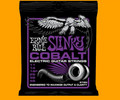 Nickel-plated electric guitar bass strings