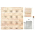 Wooden blocking board Manual wool grid board With 324 Small Holes For Setting Sewing