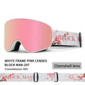 Cover Ski Glasses Winter Outdoor Sports Goggles Double Layer Anti Fog Single Double Plate Snow Goggles