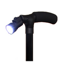 Luminous walking stick five section telescopic folding old tumbler magical aluminum alloy