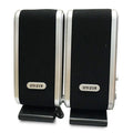 EastVita 2 Pcs USB Power Computer Speakers Stereo 3.5mm with Ear Jack for Desktop PC Laptop r20