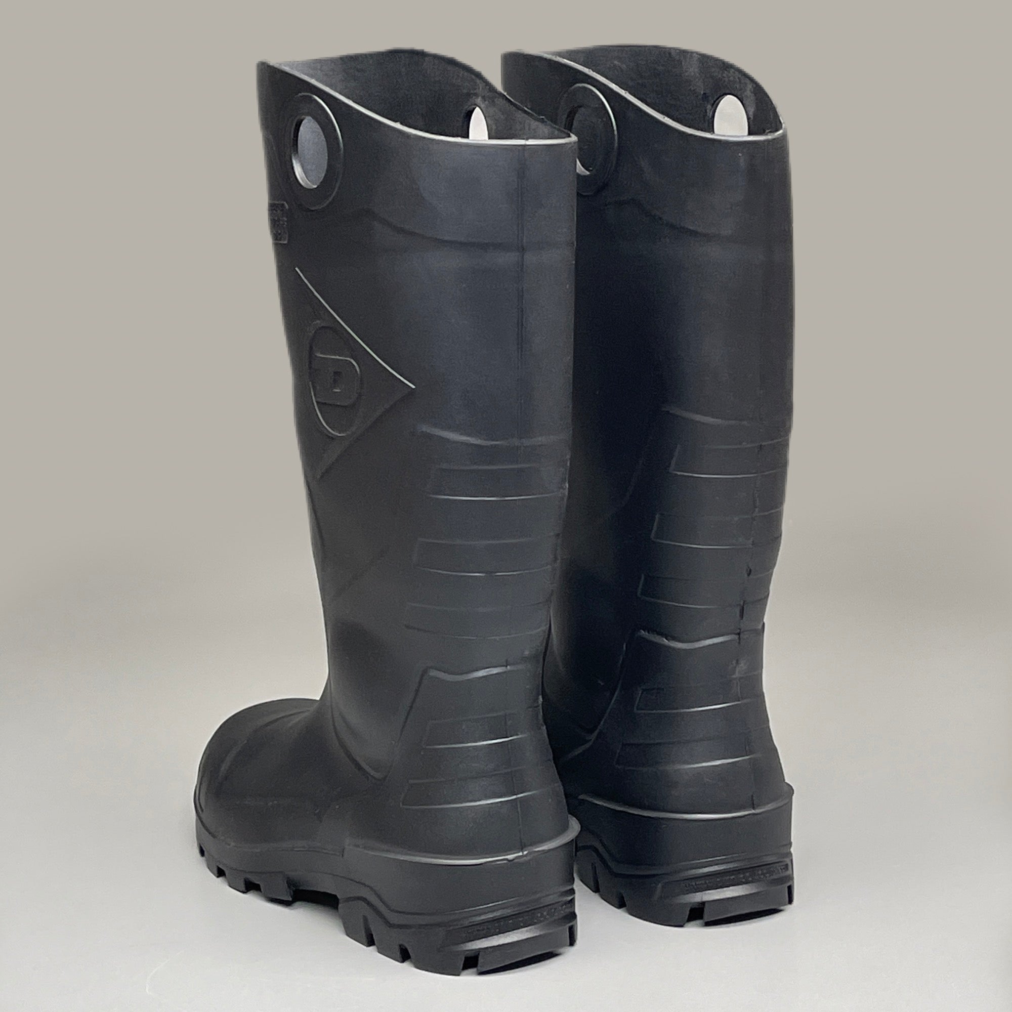 DUNLOP Steel Toe Safety Boots Waterproof Black Sz M 3 W 5 #86776