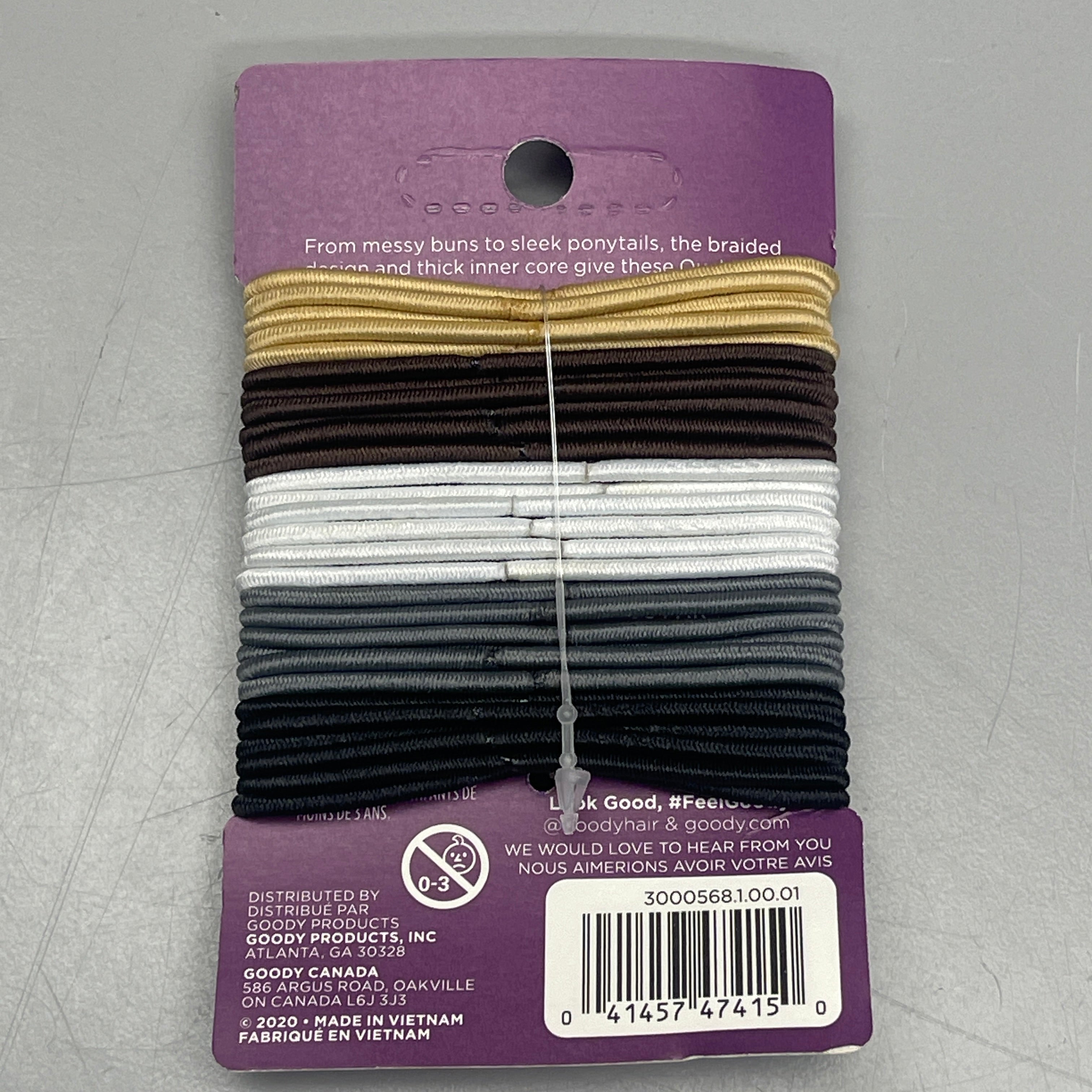 GOODY 29 Ouchless Damage-Free Hold Elastics Assorted Colors 3000568 (New)