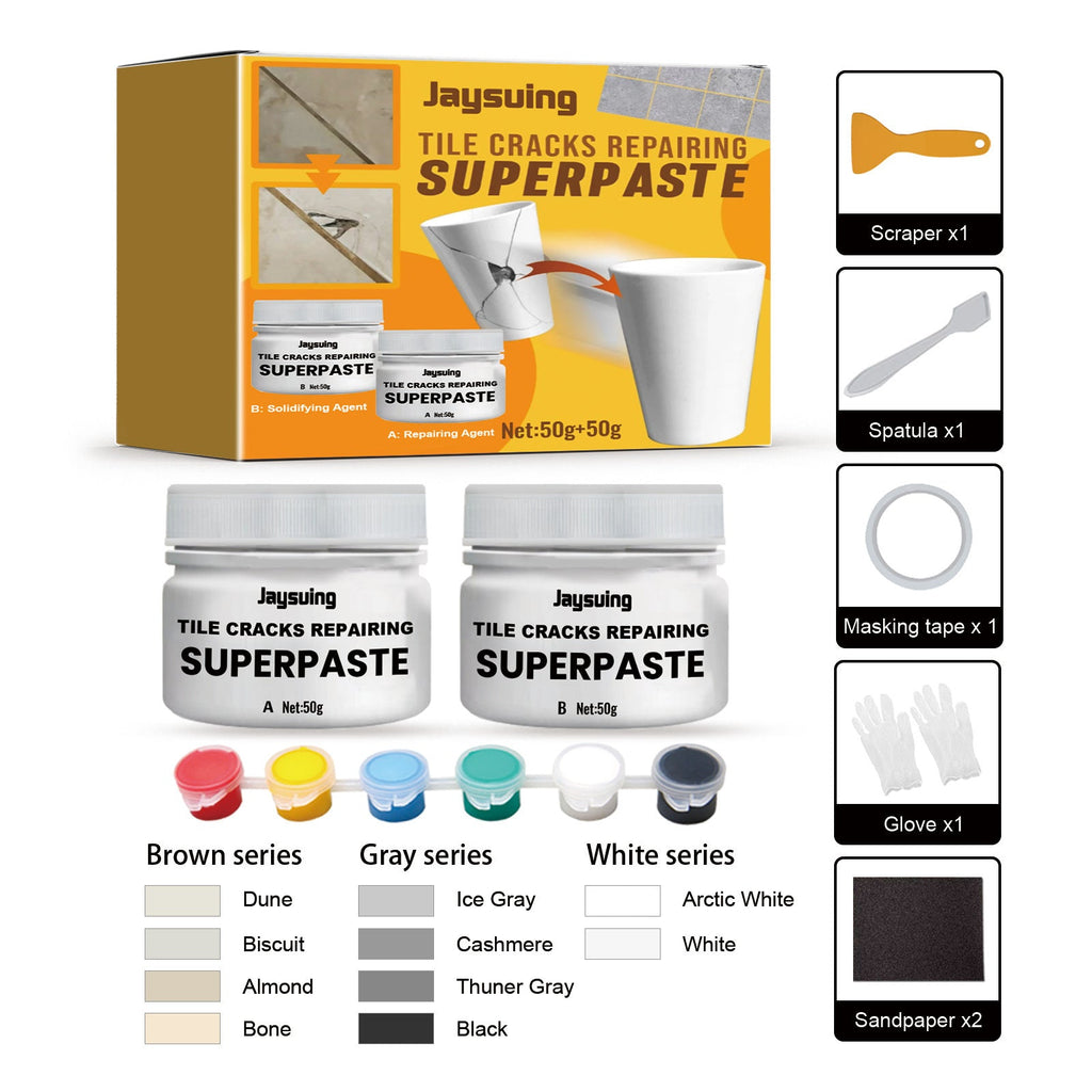 Tile Cracks Repairing Superpaste, Toilet Marble Floor Tile Pit Repair Crack Repair Adhesive Paste