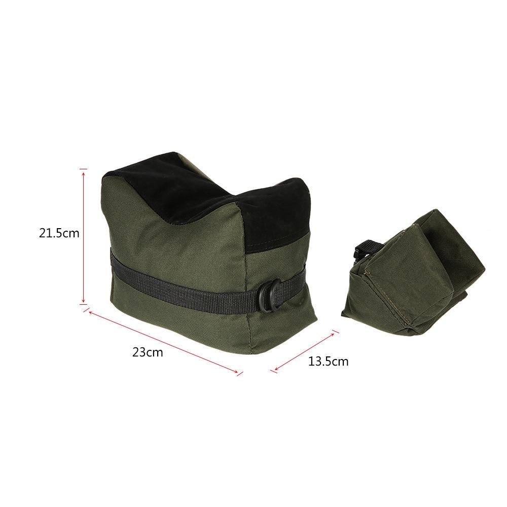 Front&Rear Bag Support Rifle Sandbag without Sand