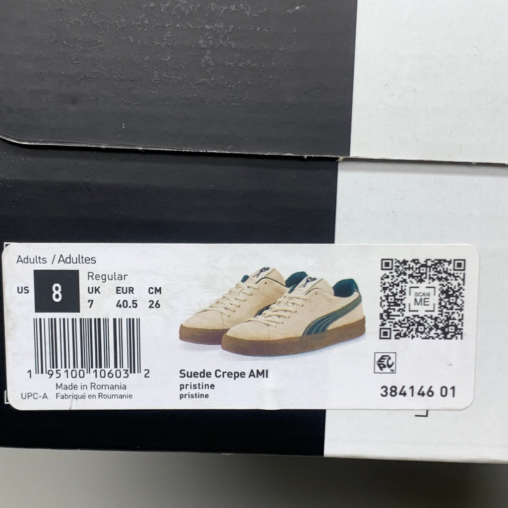 Puma AMI X Suede Crepe Lace Up Mens Sneakers Casual Shoes SZ 8 38414601 New Other