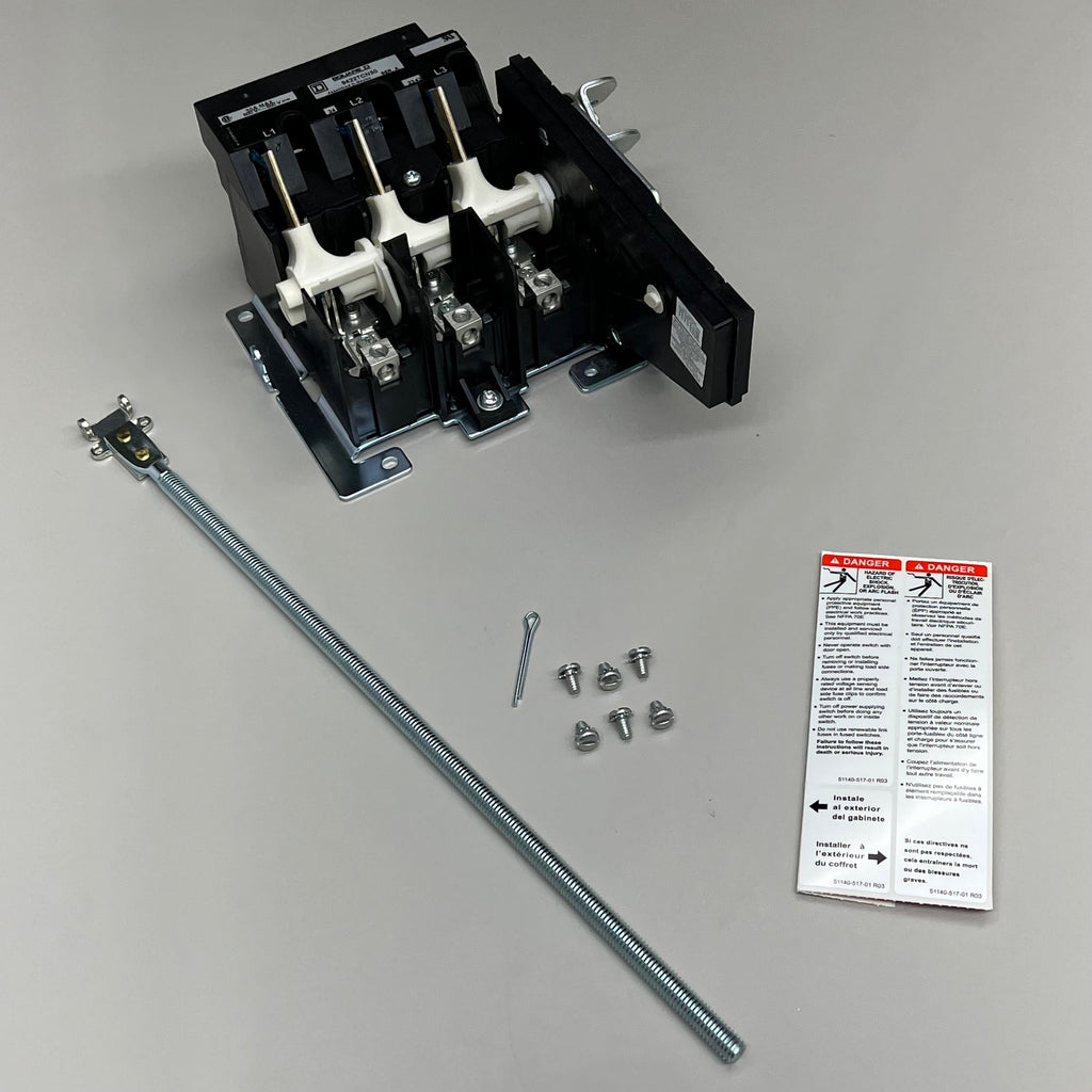 SCHNEIDER ELECTRIC 30A 600V Operating Mechanism Flange Mounted No Fuse 9422TCN30