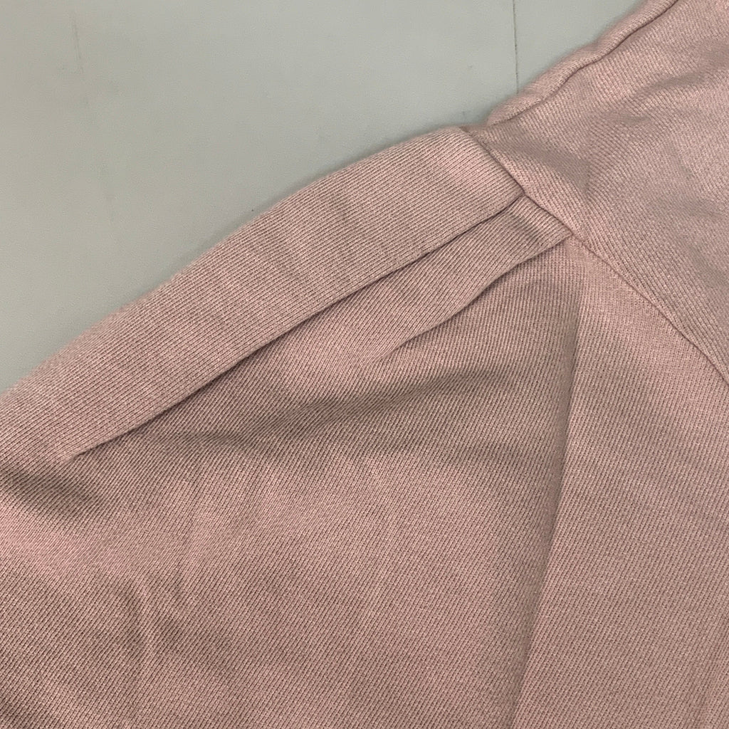 ETICA Viola Sweatshirt Dress Pleated Drop Shoulder Wood Rose Size Large EW174415
