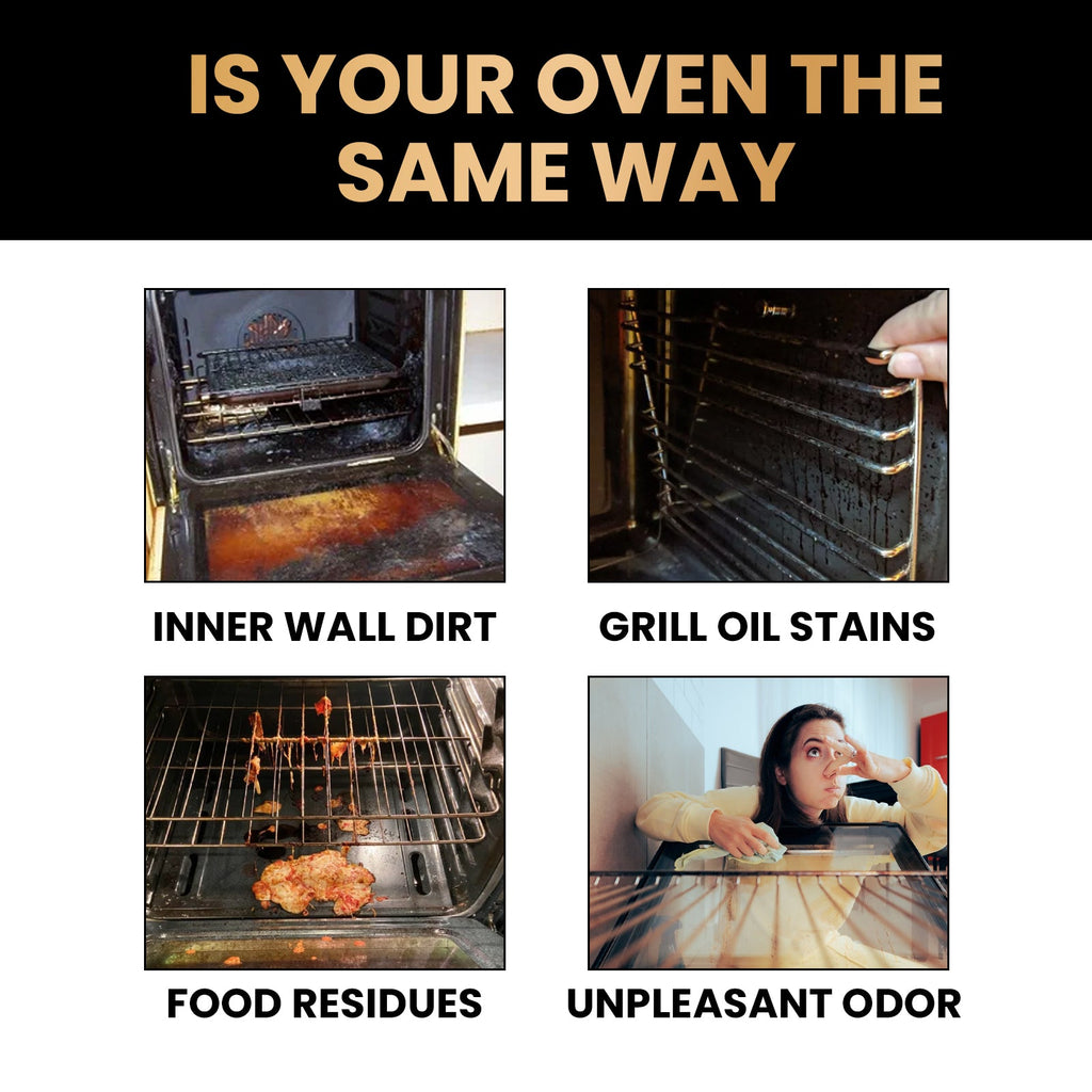 Oven & Grill Cleaner, Oven Grill Special Decontamination, Deodorization, Odor, Odor And Oil Remover