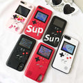 Color Screen Game Console Is Applicable To Huawei iPhone 12pro Apple 13 Phone Case Xsmax Phone Case XR 678p Cover